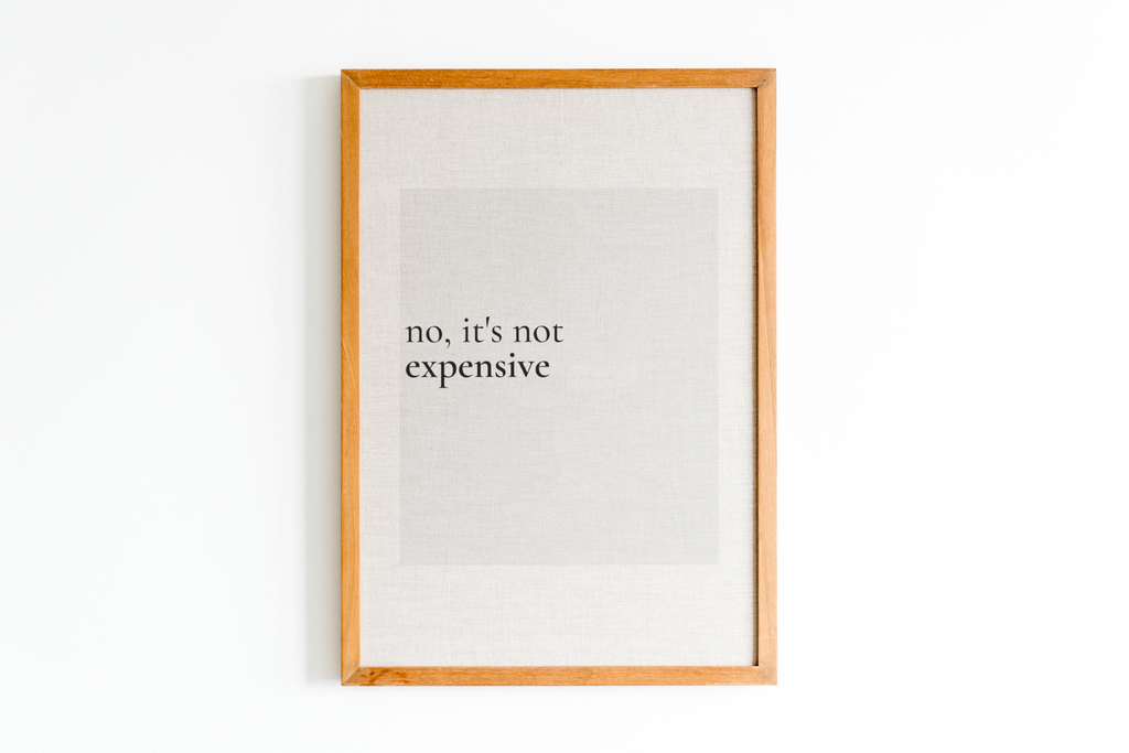 no, it's not expensive